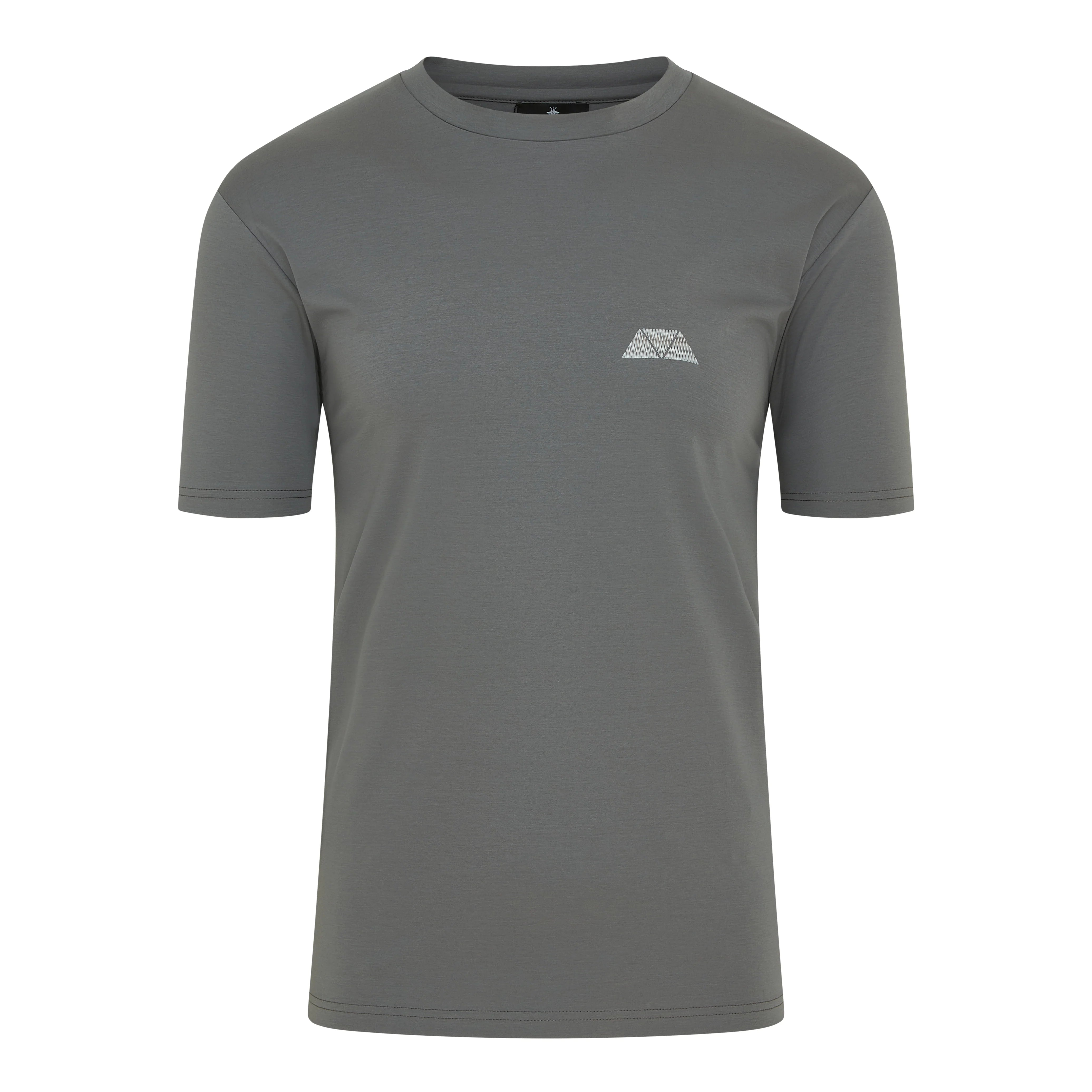 Mosquito Azure Triangle (Grey) T-Shirt - Grey